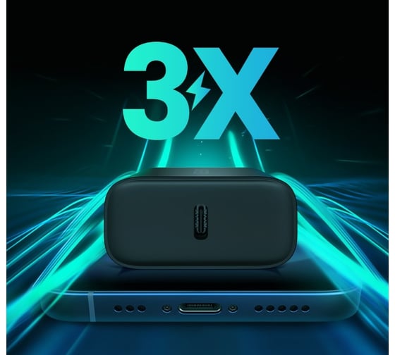 Зарядное устройство Ugreen cd137 (10191) fast charging power adapter with pd 20w eu. цвет: черный _ 10191