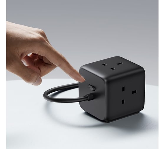 Сетевое зарядное устройство Ugreen cd268 (60113) diginest cube charging station 65w with 2usb-c and 2 usb-a. цвет: серый космос 60113_