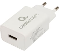 Адаптер питания Cablexpert 100/220v - 5v usb 1 порт, 1a, белый, MP3A-PC-39