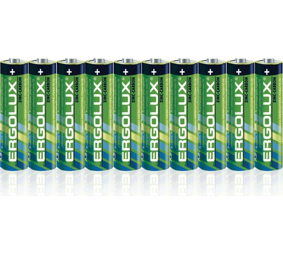 Батарейка Ergolux R 03 sr10 (r03 sr10, 1.5В) 10 шт 15119
