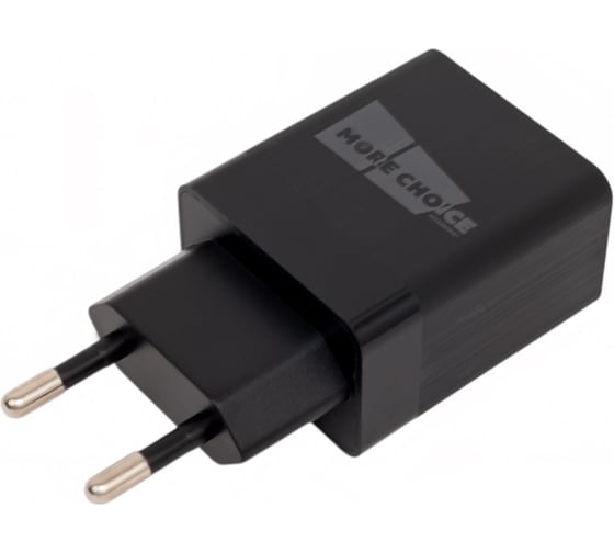 Сетевое зарядное устройство More Choice 2USB 2.1A для micro USB NC24m Black