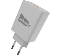 Сетевое зарядное устройство More Choice 1USB 3.0A QC3.0 для micro USB быстрая зарядка NC52QCm White