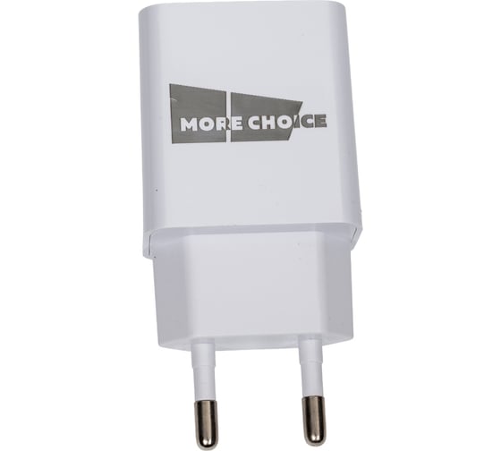 Сетевое зарядное устройство More Choice 1USB 3.0A QC3.0 для micro USB быстрая зарядка NC52QCm White