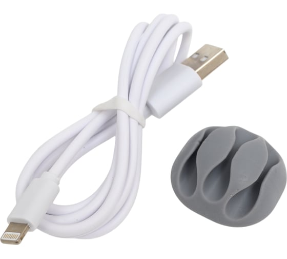 Сетевое зарядное устройство More Choice 2USB 2.4A для Lightning 8-pin 1 м NC46i Pink