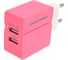 Сетевое зарядное устройство More Choice 2USB 2.4A для Lightning 8-pin 1 м NC46i Pink 2