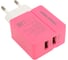 Сетевое зарядное устройство More Choice 2USB 2.4A для Lightning 8-pin 1 м NC46i Pink 3