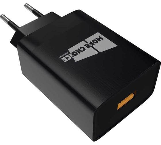 СЗУ More Choice 1USB 3.0A QC3.0 быстрая зарядка NC52QC