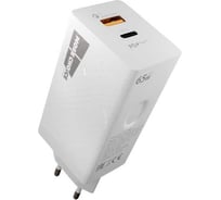 СЗУ More Choice Smart 2USB 3.0А GAN PD+QC65W быстрая зарядка для Type-C Type-C NC76Saa White