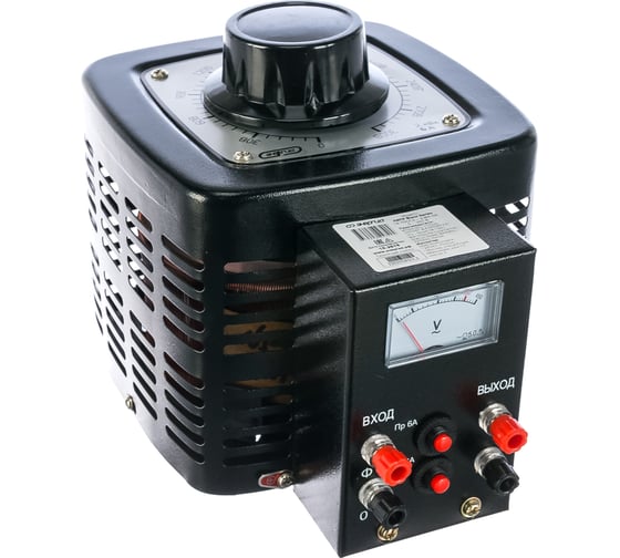 ЛАТР Энергия Black Series 1Ф TDGC2-2кВА 6А 0-300V Е0102-0102
