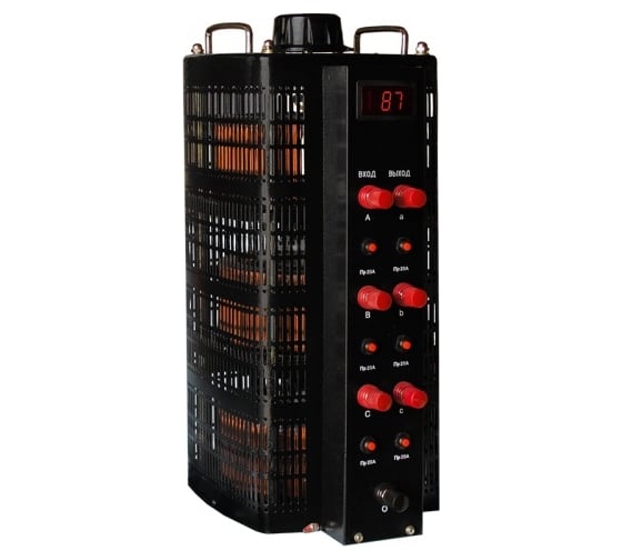 ЛАТР Энергия Black Series 3Ф TSGC2- 6кВА 6А 0-300V цифр. Е0102-0202