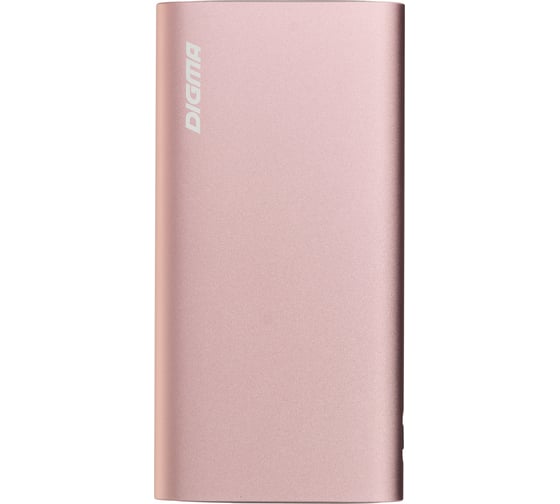 Мобильный аккумулятор DIGMA DGPF10F 10000mAh QC PD 3A розовый (DGPF10F20APN) 1455074