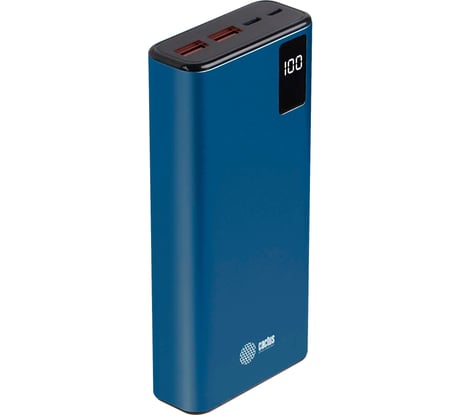Мобильный аккумулятор Cactus CS-PBFSYT-20000 20000mAh 2.1A синий 1205766