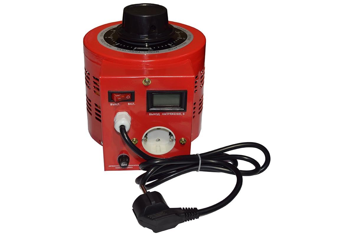 Лабораторный автотрансформатор SUNTEK ЛАТР 1000ВА RED диапазон 0-300 ...