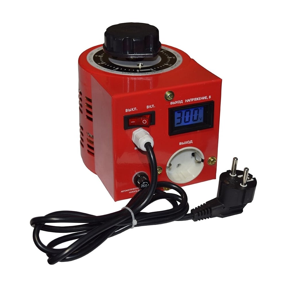 Лабораторный автотрансформатор SUNTEK ЛАТР 500ВА RED диапазон 0-300 ...
