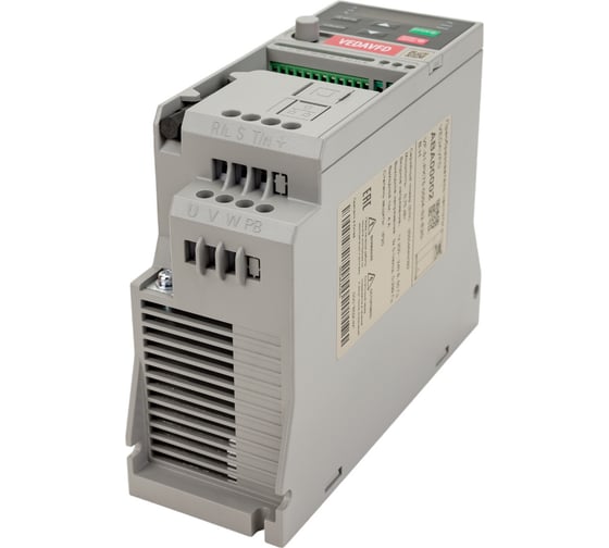 Преобразователь частоты VEDA VFD vf-51-pk75-0004-s2-e20-b-h, 0,75квт, 220в, ip20 ABA00002