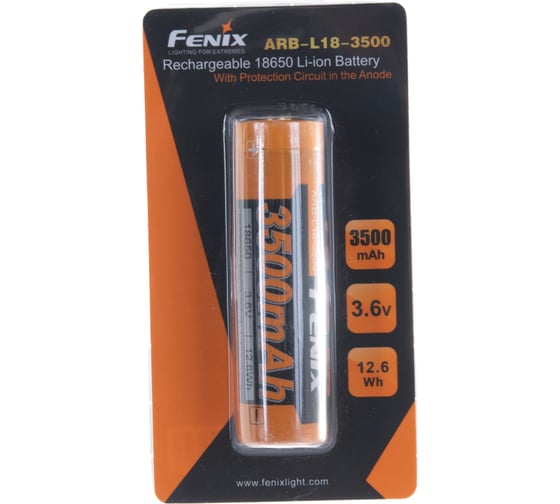 Аккумулятор Fenix 18650 ARB-L18-3500