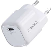 Сетевое зарядное устройство Choetech GAN 30Вт (USB-С) PD Travel, цвет белый PD5007-EU-WH