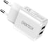 Сетевое зарядное устройство Choetech 10Вт (2xUSB-A) Travel, цвет белый C0030EU-WH 1