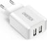 Сетевое зарядное устройство Choetech 10Вт (2xUSB-A) Travel, цвет белый C0030EU-WH 2