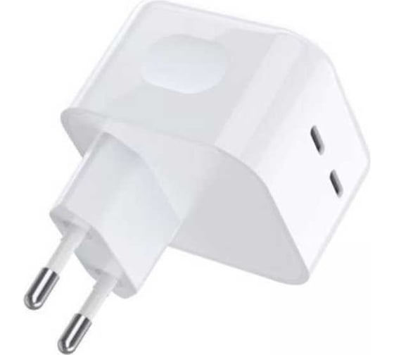 Сетевое зарядное устройство Choetech 35 Вт 2 x USB-C PD/QC/AFC, цвет белый Q5008-EU-WH