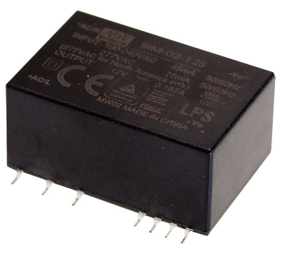 Источник питания Mean Well AC/DC IRM-02-12S 2Вт Т02585852 1