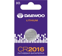 Батарейка Литиевый элемент питания DAEWOO CR2016 3В BL-1 5034112