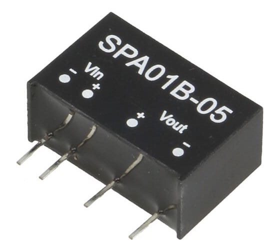 Преобразователь Mean Well DC/DC SPA01B-05 1Вт Т02587994 1