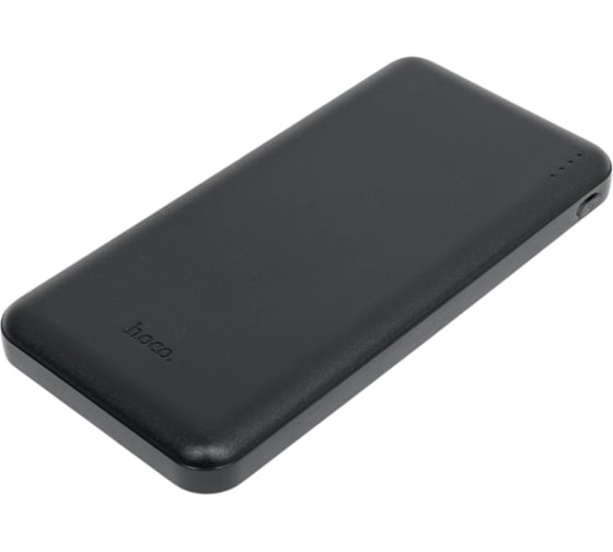 Внешний акб Hoco j100 high-ranking 10000mah, 2xusb, 1xusb-c, 1xmicrousb, 2.1а, led, li-pol (черный) 0L-00057798