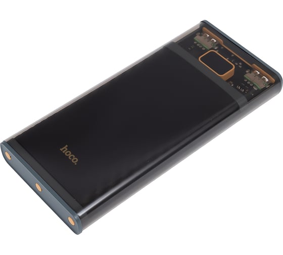 Внешний акб Hoco j103 discovery 10000mah, 2xusb, 1xusb-c, 22,5w, qc3.0, pd20w, led li-pol (серый) 0L-00057801 1
