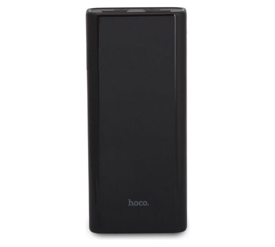 Внешний акб Hoco j45 elegant shell 10000mah, 2xusb, 2а, led дисплей, li-pol (черный) 0L-00044289