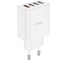 Сзу Hoco c102a fuerza 4xusb, 3а, 18w, qc3.0 (белый) 0L-00057572 1