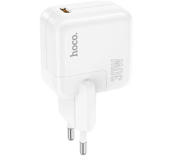 Сзу Hoco c112a advantage 1xusb-c, 3а, pd30w, qc3.0 (белый) 0L-00058076 1