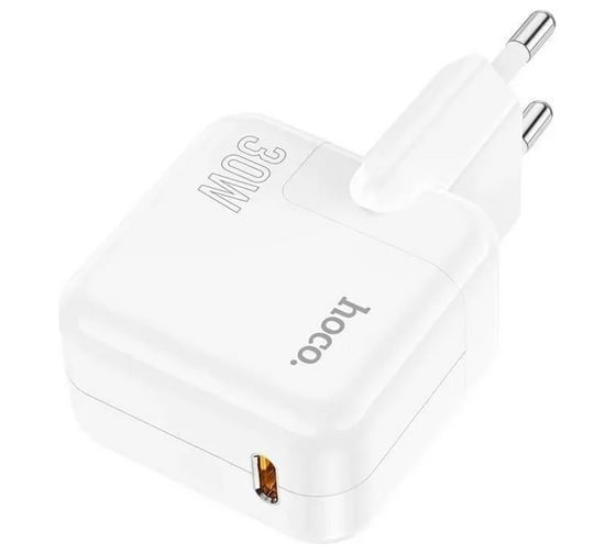 Сзу Hoco c112a advantage 1xusb-c, 3а, pd30w, qc3.0 (белый) 0L-00058076