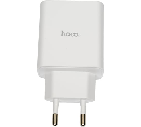 Сзу Hoco c126a pure 1xusb, 2xusb-c, 3а, pd40w, qc3.0, gan (белый) 0L-00058909
