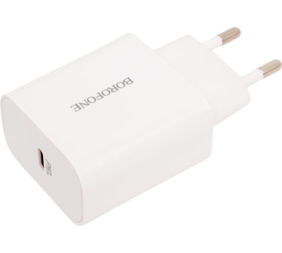 СЗУ Borofone ba57a easy speed 3a, pd 20w (белый) 0L-00051173