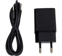 СЗУ Borofone ba52a gamble 1xusb, 2.1а + кабель type-c, 1м (черный) 0L-00049926