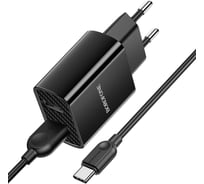 СЗУ Borofone ba53a powerway 2xusb, 2.1а + кабель type-c, 1м (черный) 0L-00050007 23752-BA53ABKT