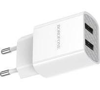 СЗУ Borofone ba53a powerway 2xusb, 2.1а (белый) 0L-00050003 23752-BA53AW