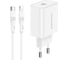 СЗУ Borofone ba57a easy speed 1xusb-c pd3.0 20w, 3a + кабель usb-c lightning 8-pin, 1м (белый) 0L-00051174 1