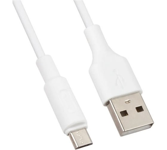 Сзу Hoco c37a thunder power 1xusb, 2.4а + usb кабель microusb, 1м (белый) 0L-00041680