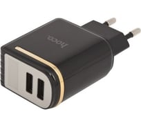 Сзу Hoco c39a enchanting 2xusb, 2.4а, led дисплей (черный) 0L-00039759