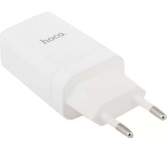 Сзу Hoco c45 cool rotary 1xusb, 2.4а, вилка us/eu/uk (белый) 0L-00039758