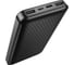 Внешний АКБ Borofone bj3 minimalist 10000mah, 2хusb, 2a, led, li-pol (черный) 0L-00049939 1