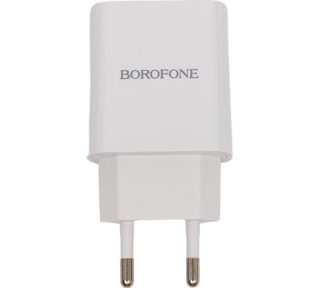 СЗУ Borofone ba58a mighty 2xusb, 2.4а, led дисплей (белый) 0L-00051169