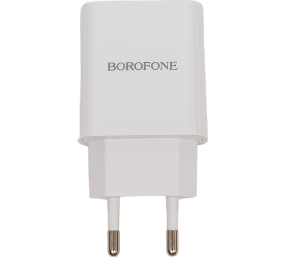 СЗУ Borofone ba58a mighty 2xusb, 2.4а, led дисплей (белый) 0L-00051169 1