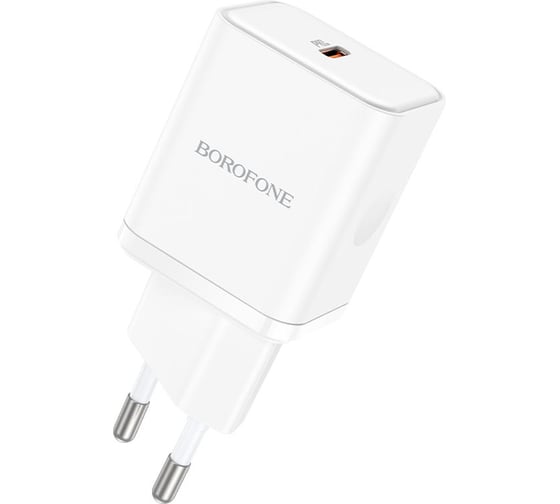 СЗУ Borofone bn6 field 1xusb-c pd20w, 3a (белый) 0L-00055159 1