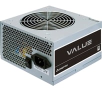 Блок питания Chieftec Value 400W ATX, 80PLUS WHITE, OEM APB-400B8
