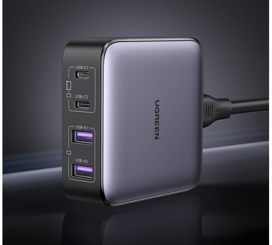 Сетевое зарядное устройство Ugreen Nexode 65W Desktop Charger 90747