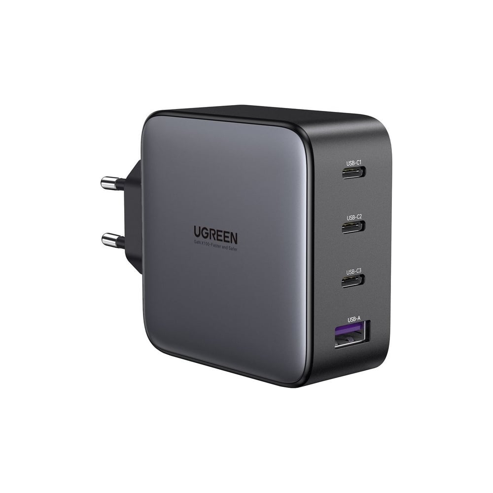 Сетевое зарядное устройство Ugreen USB A + 3 USB C 100W GaN Tech Fast  Charger 40747 - выгодная цена, отзывы, характеристики, фото - купить в  Москве и РФ