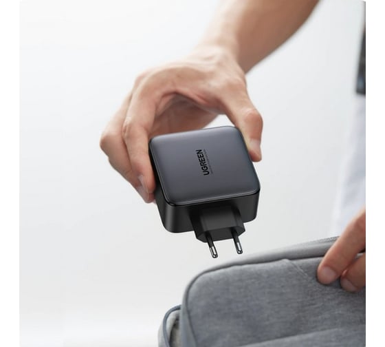 Сетевое зарядное устройство Ugreen USB A + 3 USB C 100W GaN Tech Fast Charger 40747